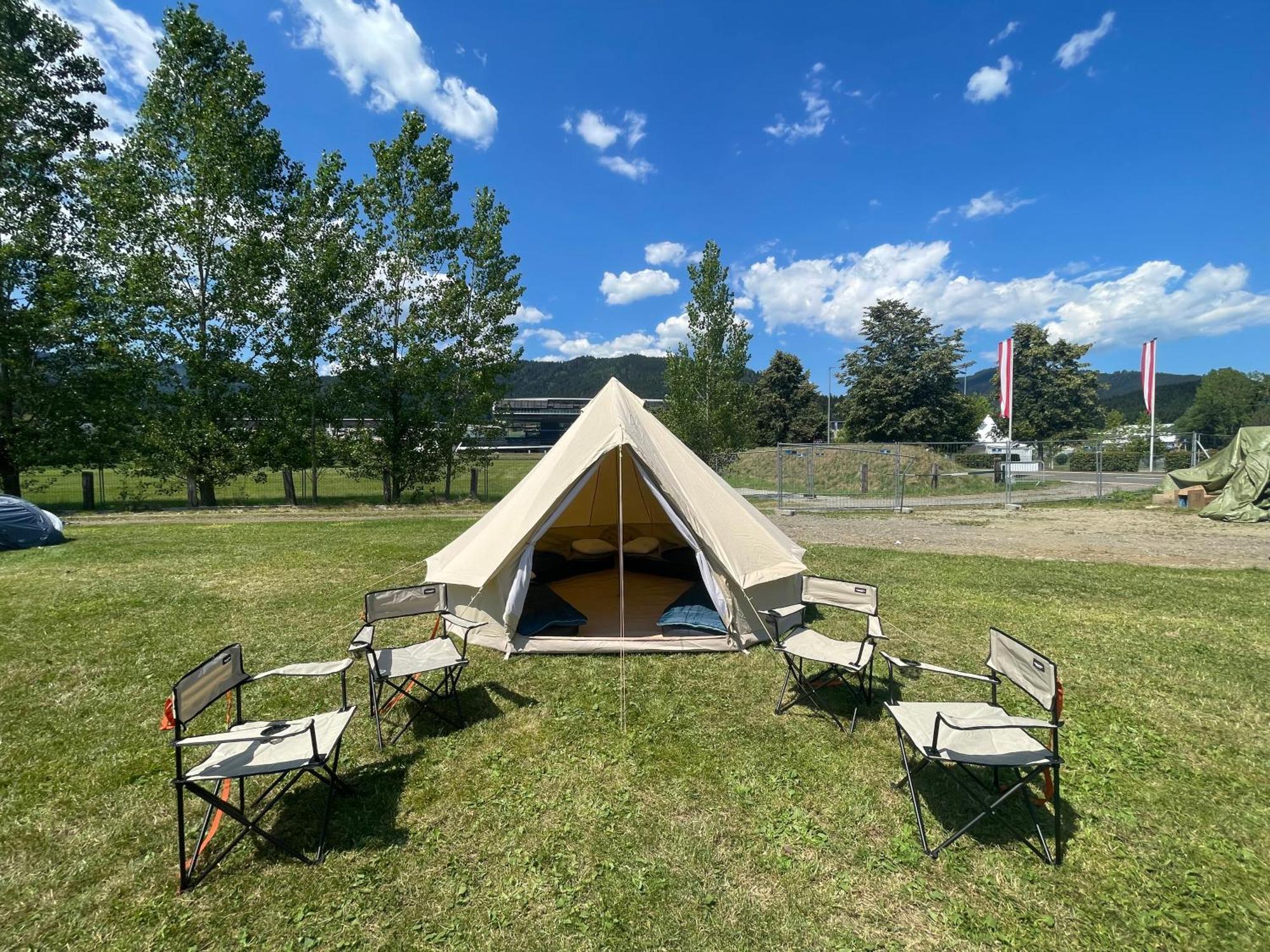 Grandprixcamp, Closest To The Red Bull Ring, Up To 4 Guests In A Tent Spielberg Bei Knittelfeld Exterior foto